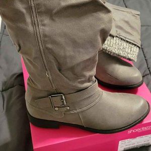 Grey Calf boots
